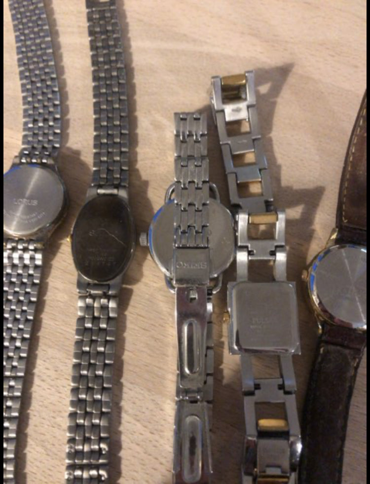 Armbåndsure, dame 5 stk.